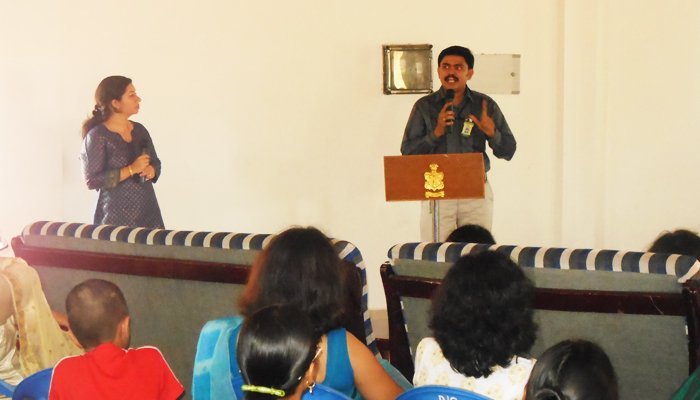 Dr.I.Unnikrishnan Namboothiri's seminar on Ayurveda at the Naval Base, Ezhimala