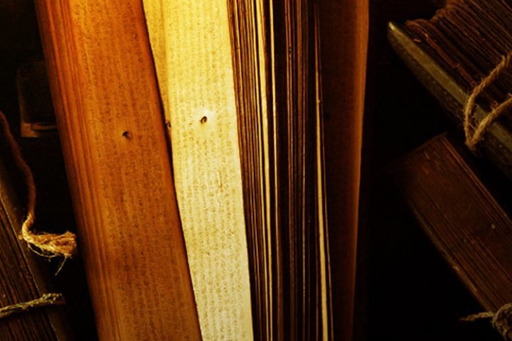 The Old Ayurvedic treatises and manuscripts on palm leaves