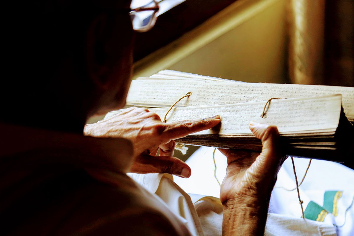 Kerala Ayurveda Palm manuscripts at Itoozhi Ayurveda